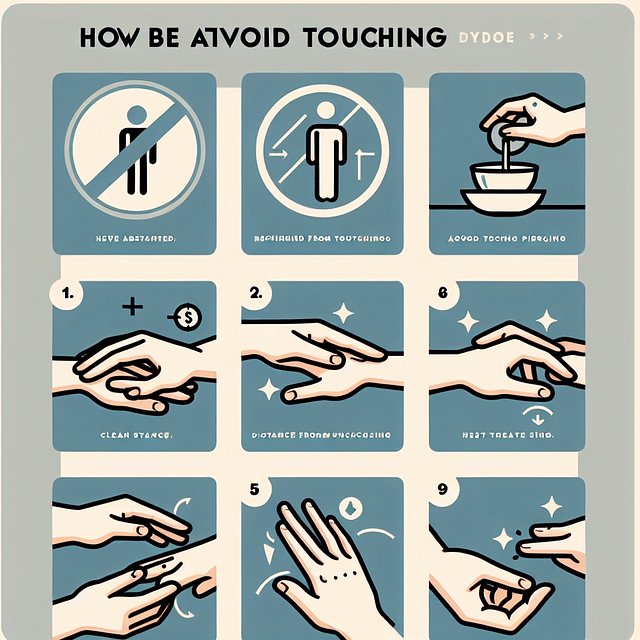 avoiding touching dydoe piercing