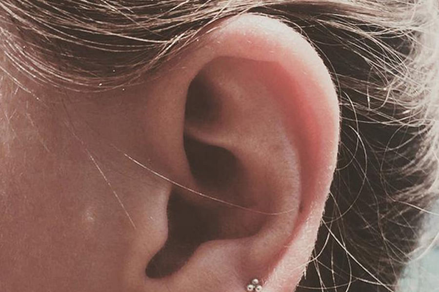 bohemian helix tragus daith piercing