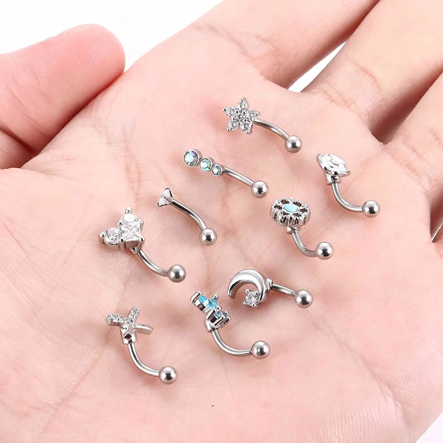 floral helix tragus daith piercing