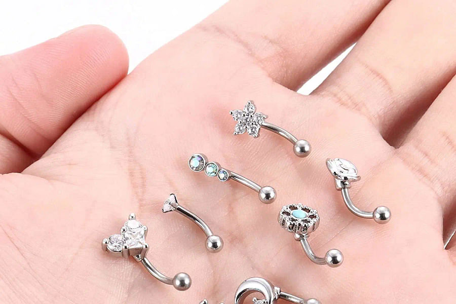 floral helix tragus daith piercing