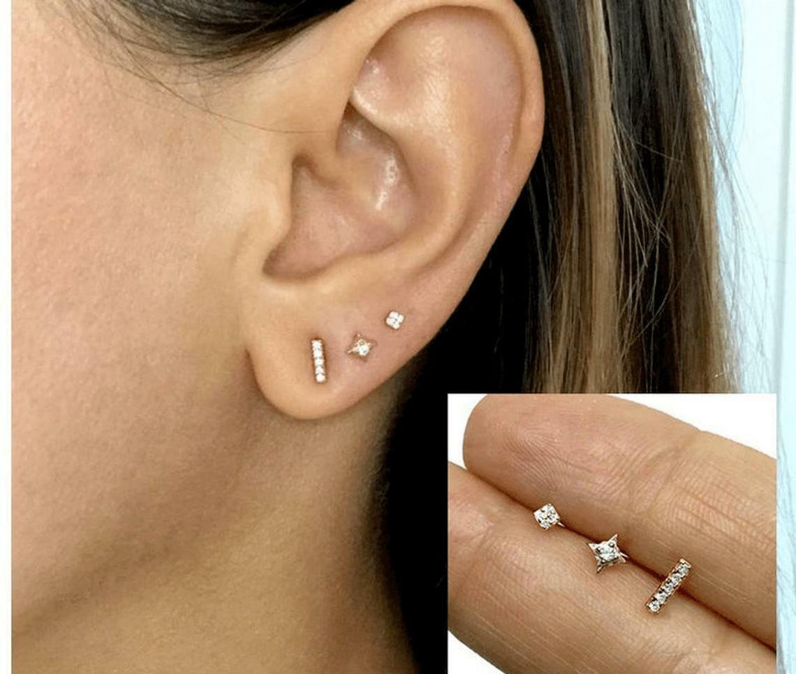 minimalist tragus stud