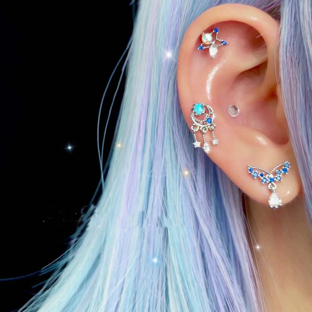 dangle helix earring