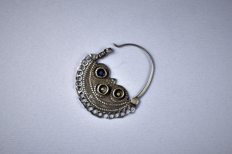 Berber silver nose ring