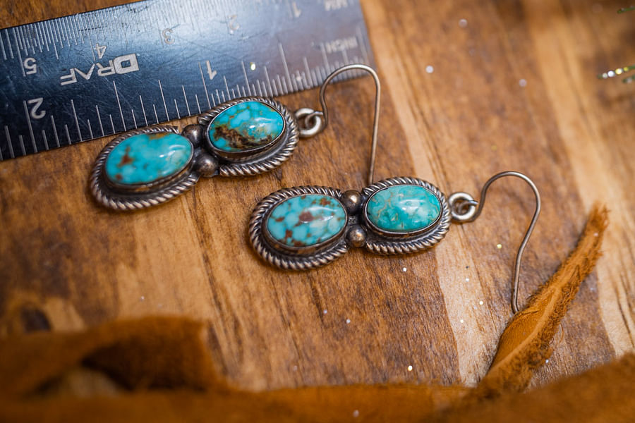 Navajo turquoise earrings