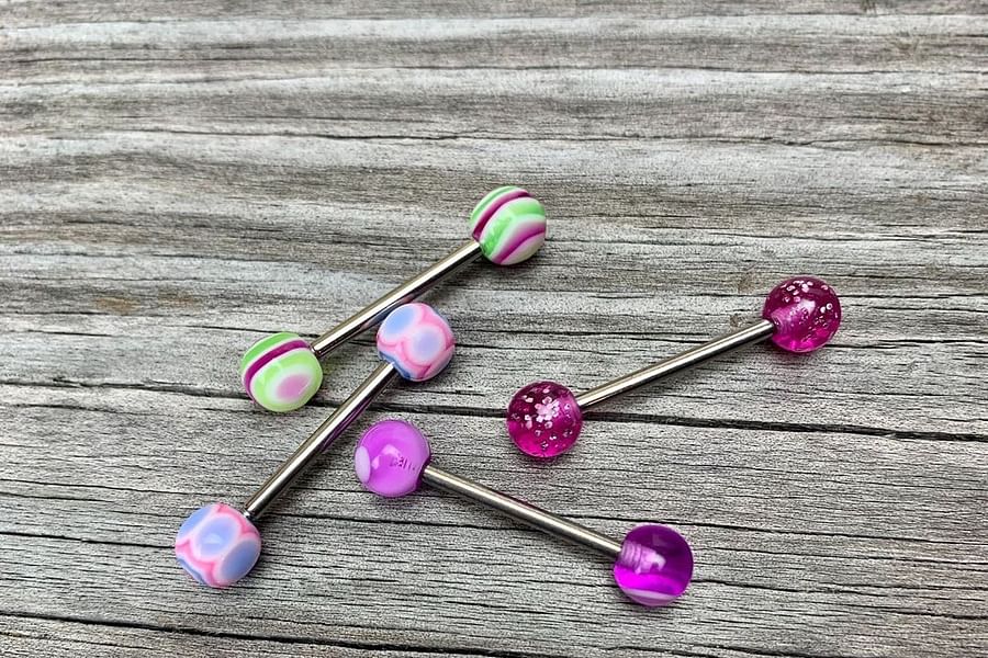 tongue piercing jewelry