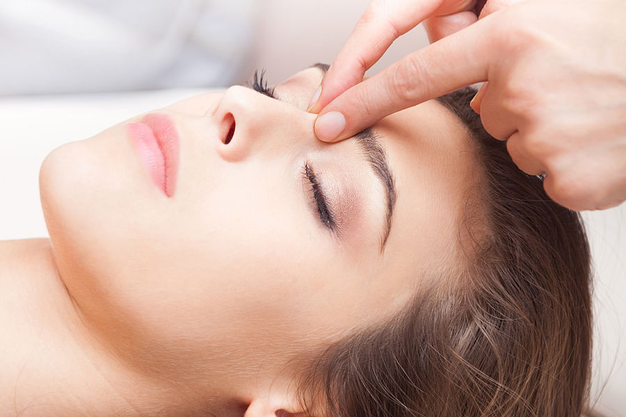 applying pressure to skin