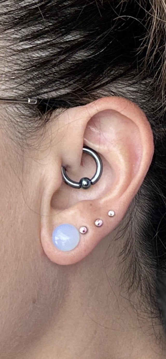 large gauge ear piercing