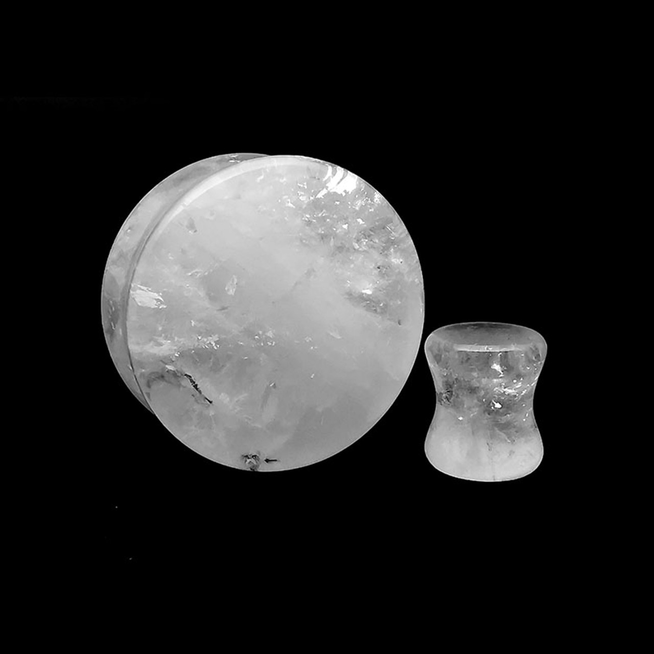 wooden stone glass metal ear gauges