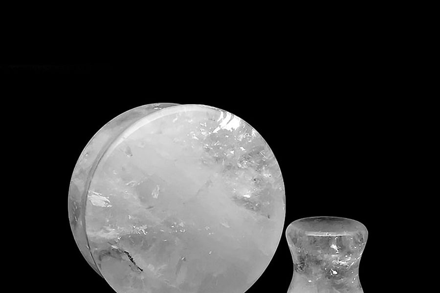 wooden stone glass metal ear gauges