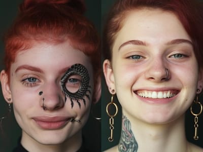 Battle of the Bites: Comparing Snake Bite and Smiley Piercing