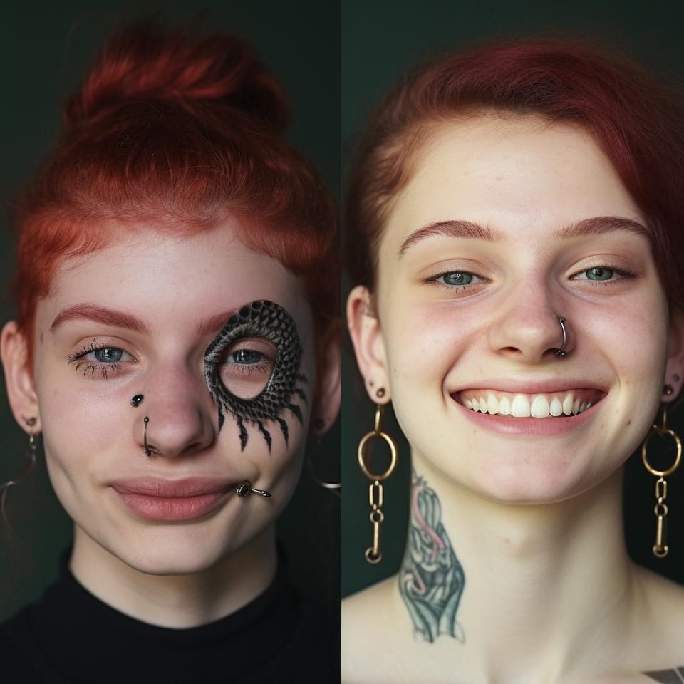 Battle of the Bites: Comparing Snake Bite and Smiley Piercing