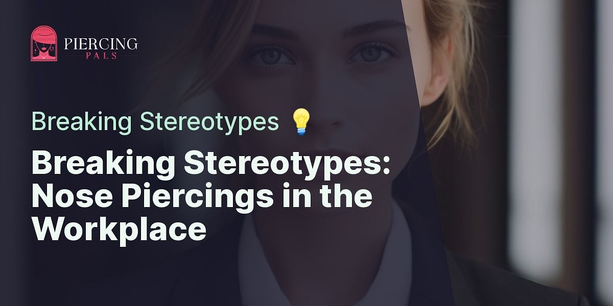 Are nose piercings acceptable in a professional setting?