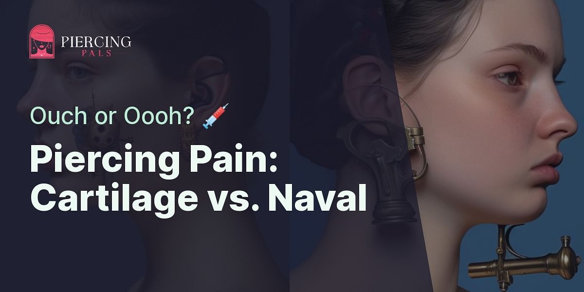 Does a cartilage piercing with a gun hurt more than a naval piercing?