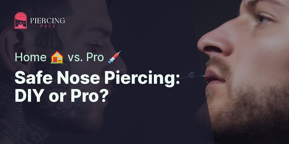 Is it Safe to Perform a Nostril Piercing at Home or Should One Always