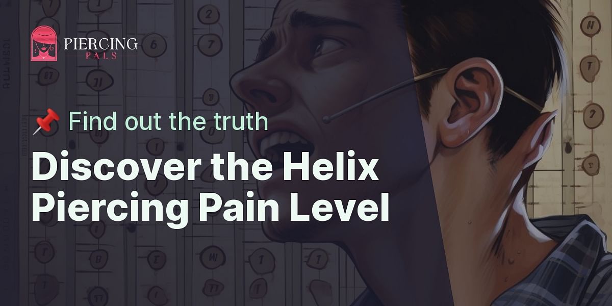 What is the pain level when getting a helix piercing?