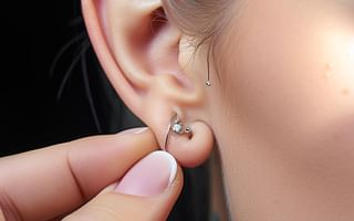 How should I properly care for my daith piercing after a few weeks?